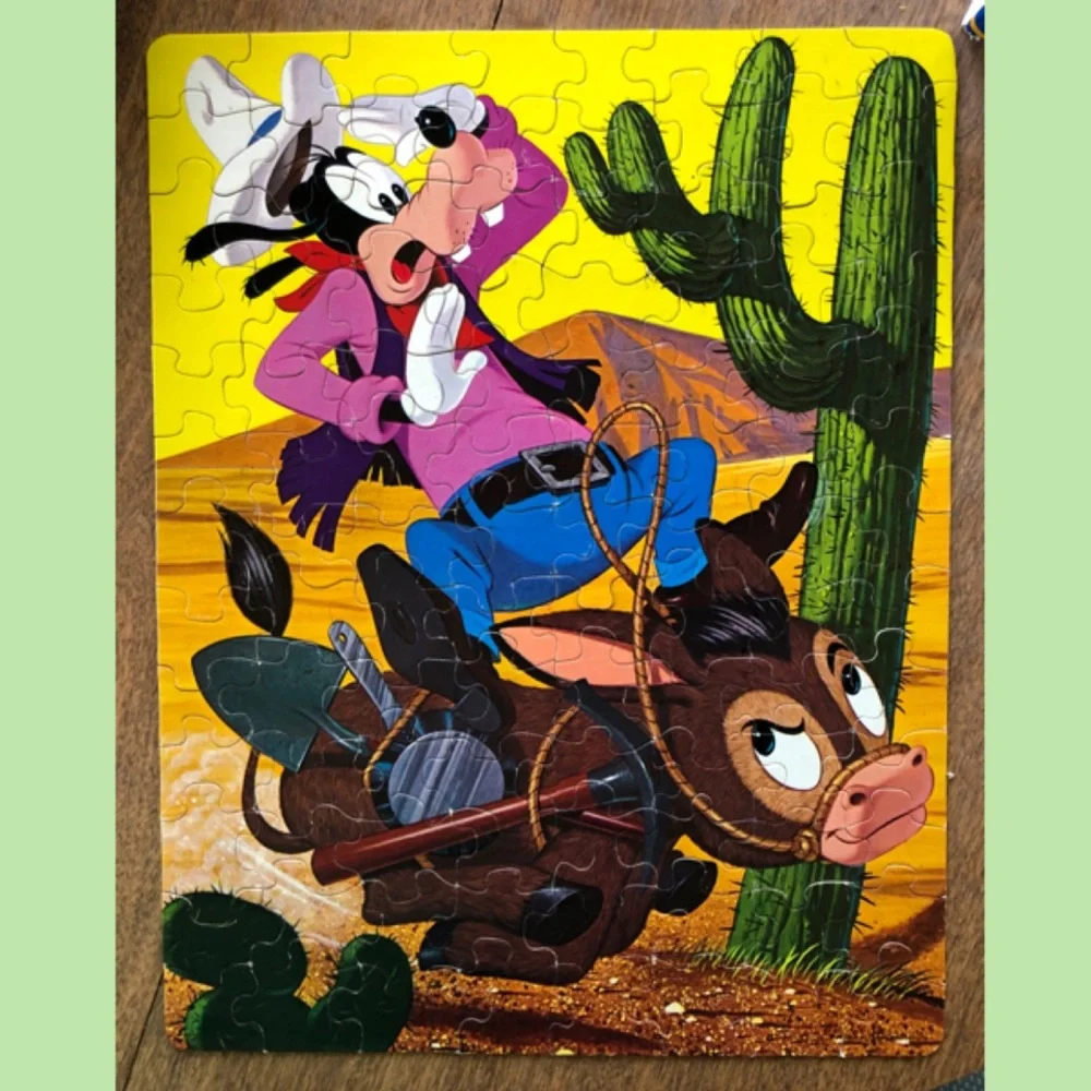 - ‘Cowboy Goofy’ 100 Pc Puzzle! EUC!